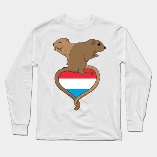 Gerbil Luxembourg (light) Long Sleeve T-Shirt